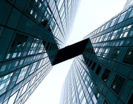 street view of tall buildings